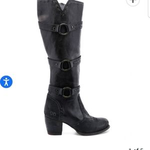 Bed Stu Decree Boot Tan and White